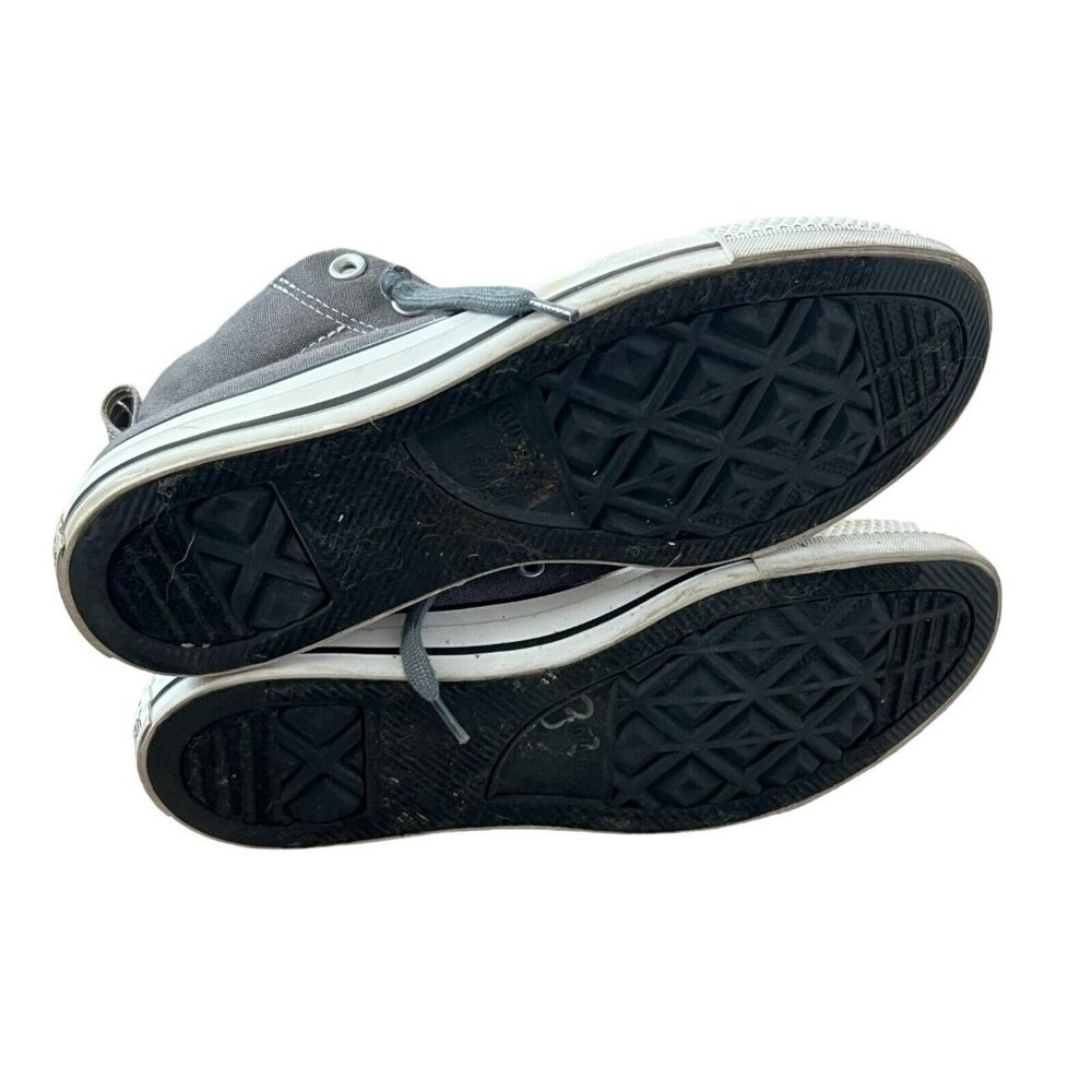 Converse Men's 7 Chuck Taylor Street Mid Hi Top Gray Cushioned Sneakers 146174F - Picture 6 of 7
